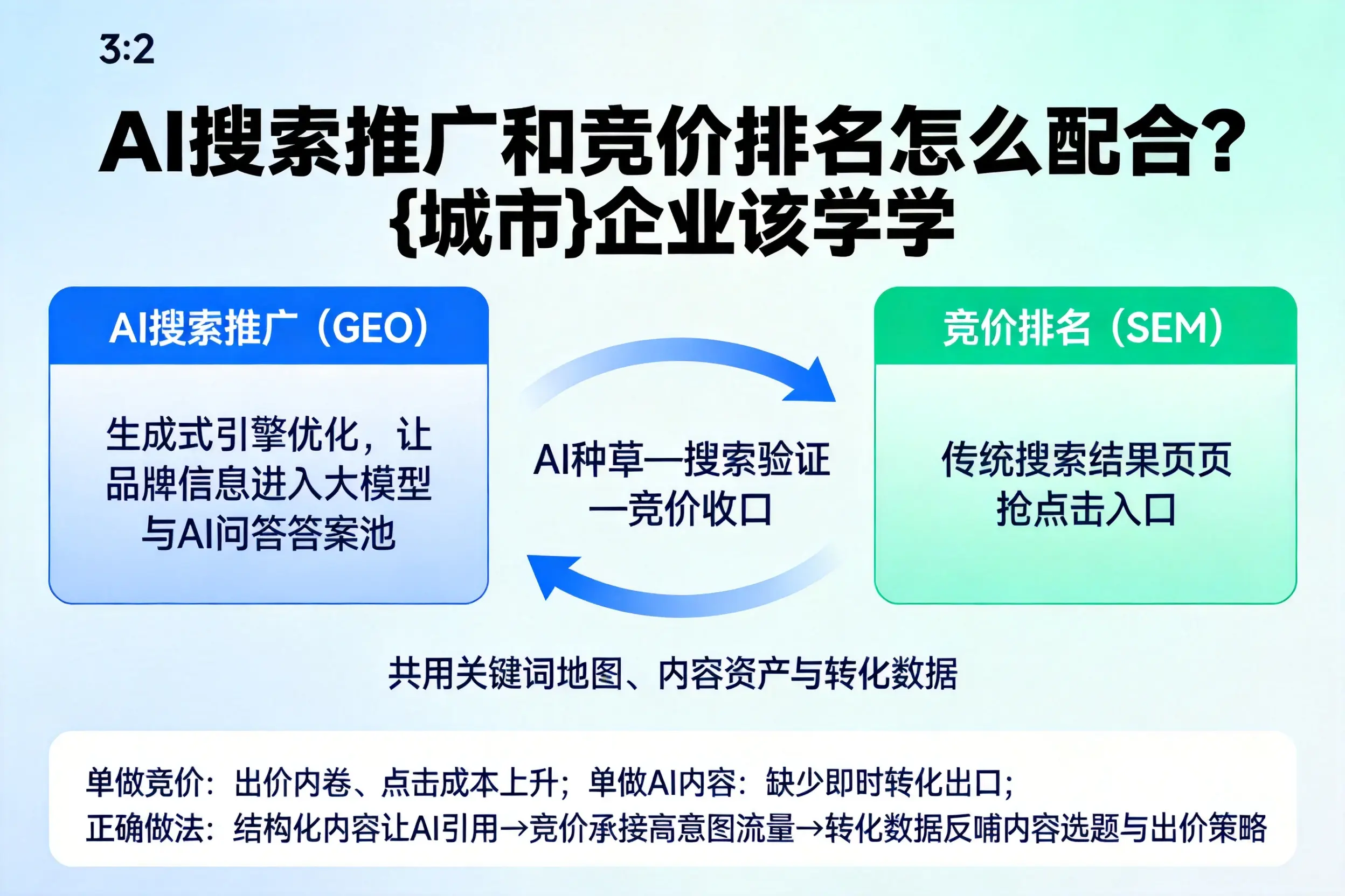 AI搜索推广和竞价排名怎么配合？五指山企业该学学