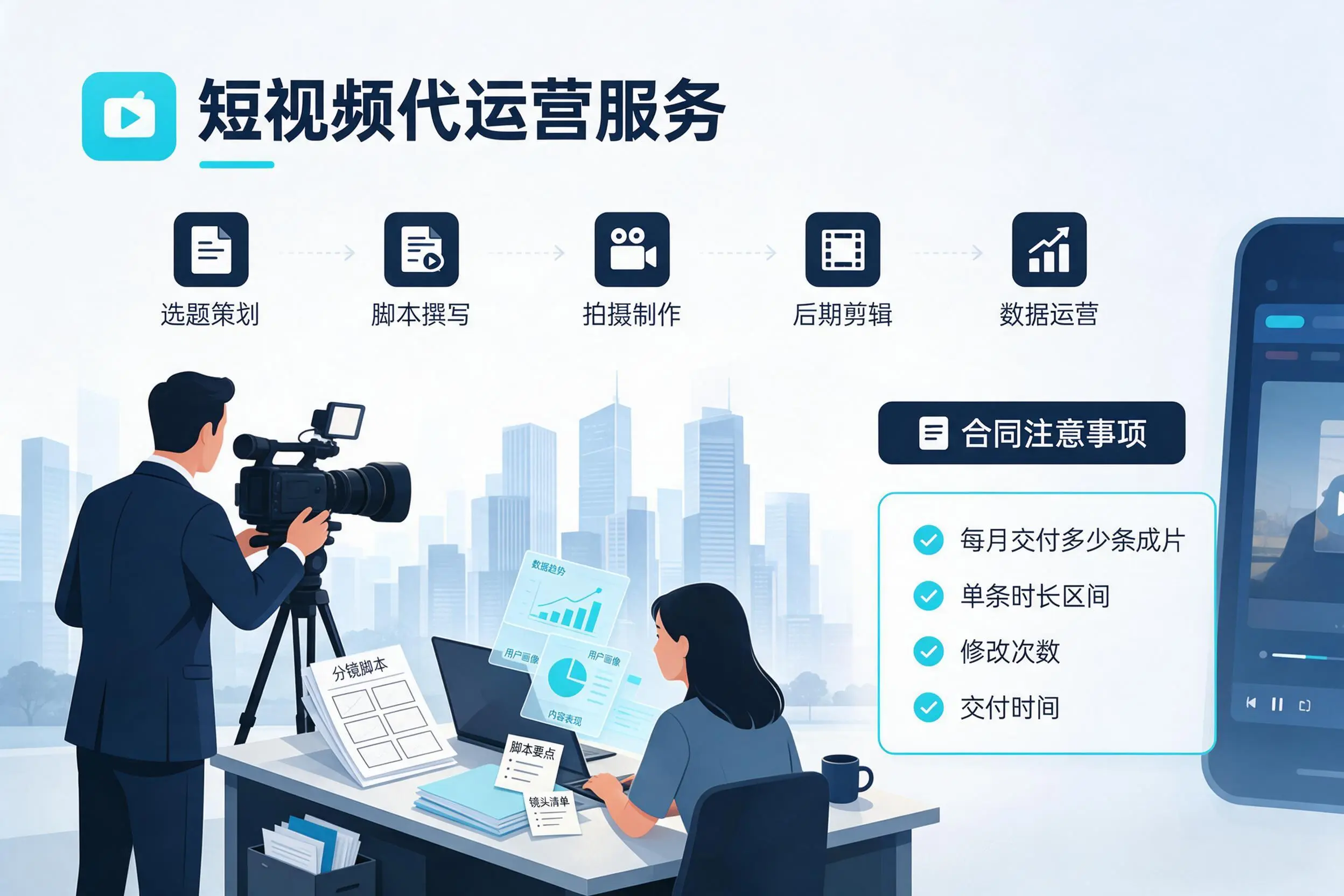 短视频代运营包含哪些服务?五指山企业常见问题科普