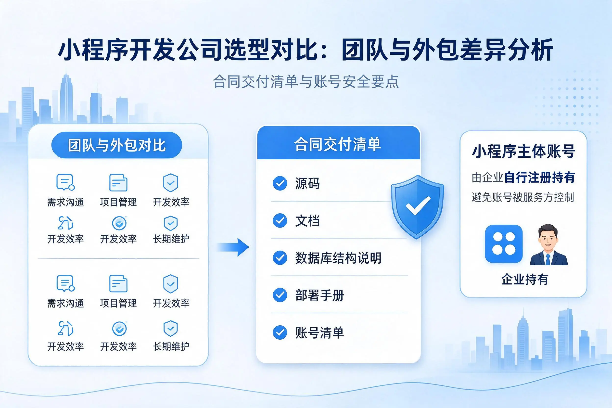 五指山小程序开发公司选型对比：团队与外包差异分析