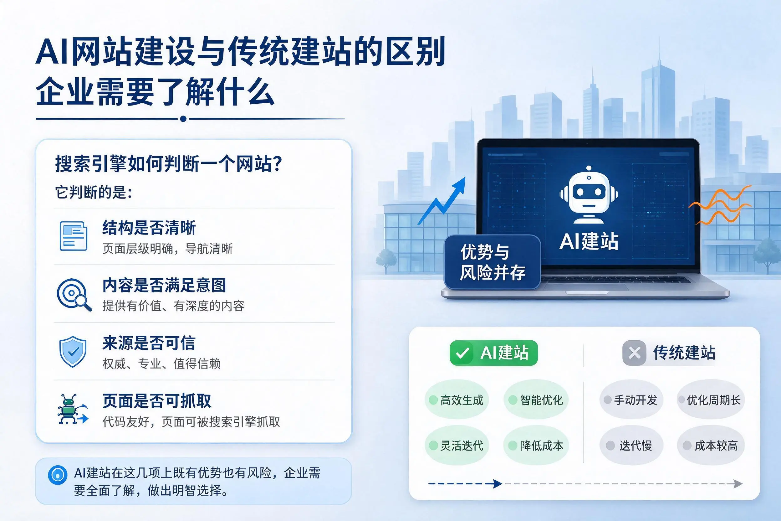 AI网站建设与传统建站的区别,五指山企业需要了解什么
