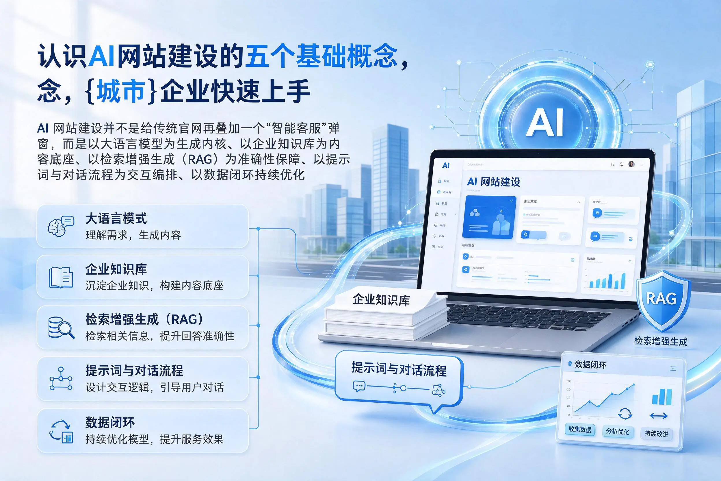 认识AI网站建设的五个基础概念,五指山企业快速上手